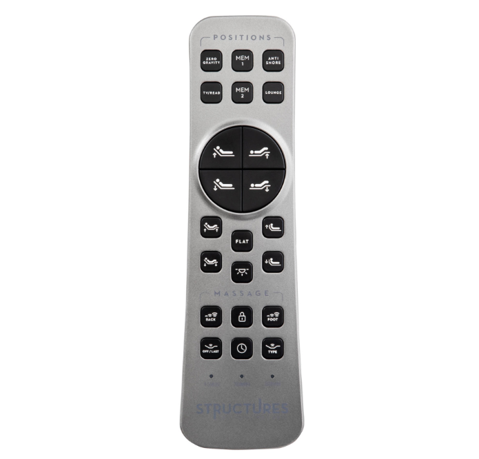Malouf Structures Replacement Remote Control for Smart Adjustable Bed S655 - RP-NS01S655REMOTE - GreatFurnitureDeal