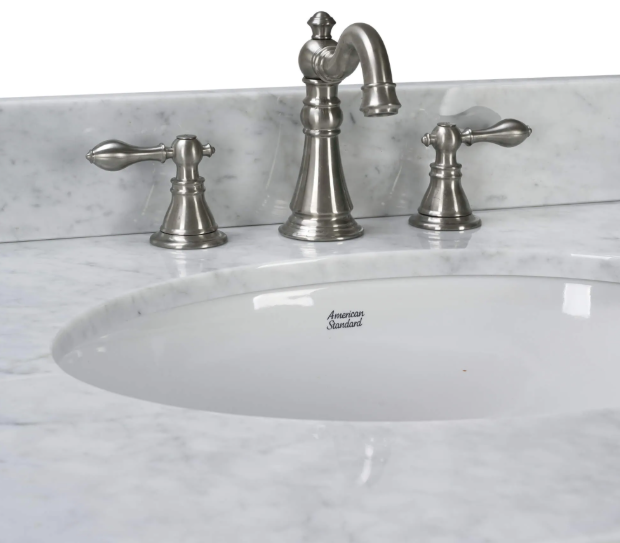 Bramble - Carrington Single Vanity w/ Sink & Marble Top - BR-27448 - GreatFurnitureDeal