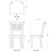 Bramble - Manchester Dining Chair w/ Wooden Seat (Set of 2) - BR-26160 - GreatFurnitureDeal