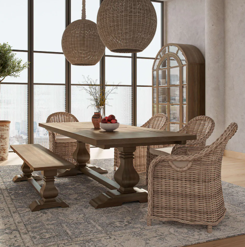 Bramble - Trestle Dining Table 96'' - BR-25924 - GreatFurnitureDeal