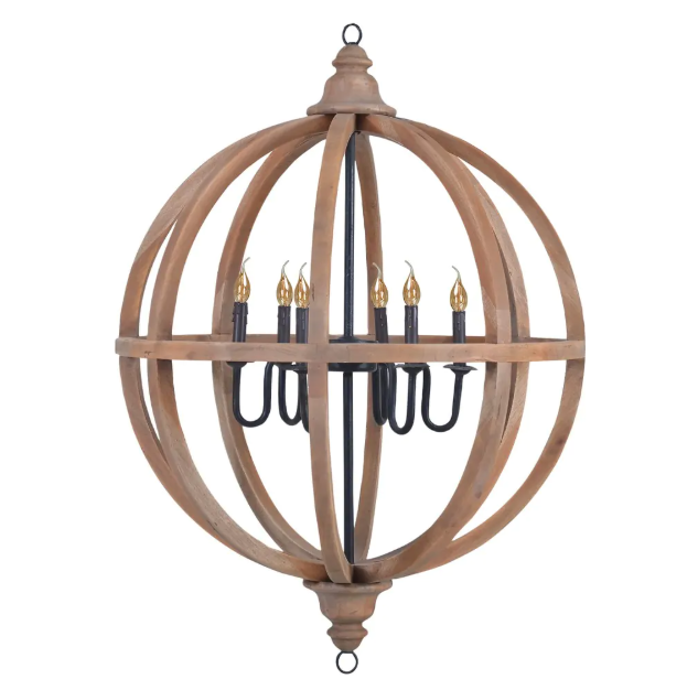 Bramble - Infinity Chandelier Medium w/ 6 Lights - BR-26649 - GreatFurnitureDeal