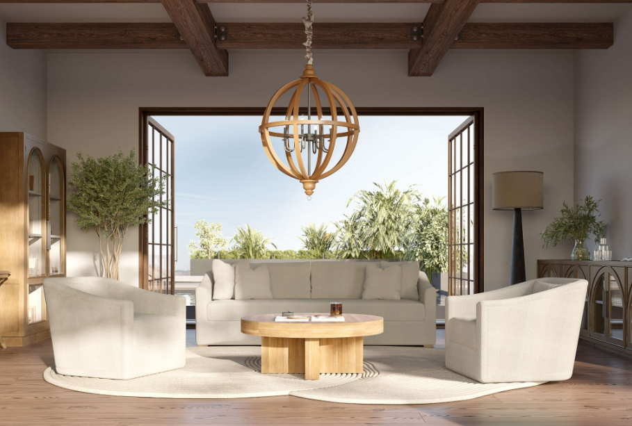 Bramble - Infinity Chandelier Medium w/ 6 Lights - BR-26649 - GreatFurnitureDeal