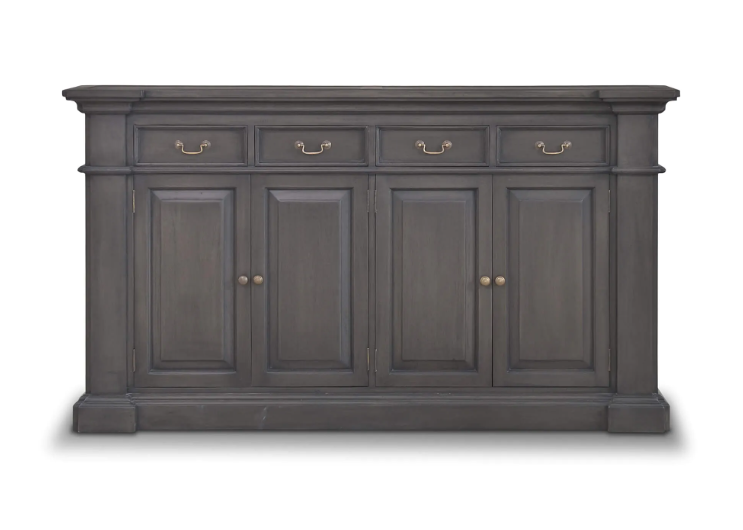 Bramble - Roosevelt 4 Door 4 Drawer Sideboard - BR-26245 - GreatFurnitureDeal