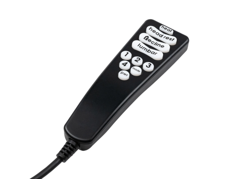 Ashley Furniture Catnapper Furniture - Power Headrest and Power Lumbar Heat & Massage Replacement Remote Hand Control HC 4HR3B 06 BP - GreatFurnitureDeal