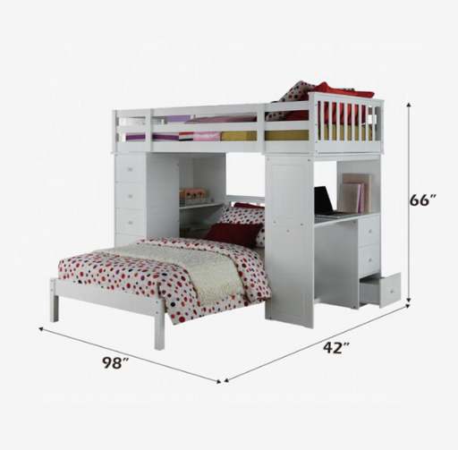 Acme Furniture - Freya Twin Loft Bed - 37145 - GreatFurnitureDeal