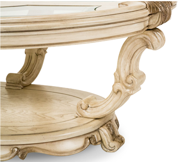 AICO Furniture - Platine de Royale 3 Piece Occasional Table Set - 09201-201-09222-201 - GreatFurnitureDeal