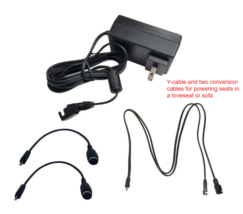 La-Z-Boy - Power Recliner Replacement Power Supply w/ 5-Pin Adapter - GreatFurnitureDeal