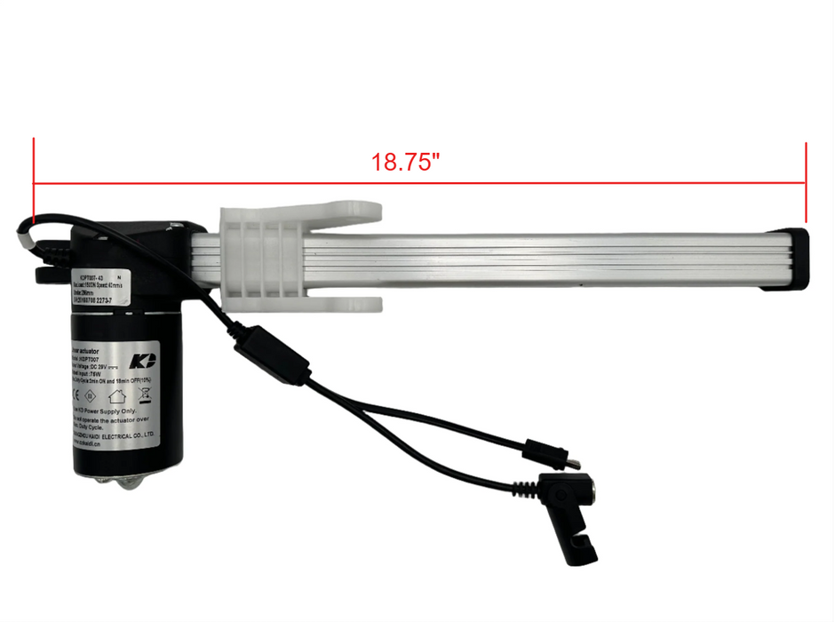 Ashley Furniture - Motor Replacement / Linear Actuator Replacement for Power Recline and Headrest - KDPT007N-43 - GreatFurnitureDeal