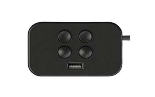 Ashley Furniture - Power Headrest & Power Recline Replacement Button Control with USB - CTR UR2 10 - GreatFurnitureDeal