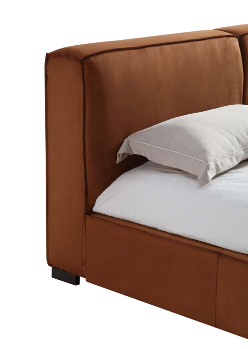J&M Furniture - Serene Chestnut Eastern King Bed - 18665-EK-CHESTNUT - GreatFurnitureDeal