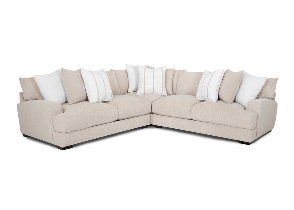 Franklin Furniture - Shay 3 Piece Sectional in Shay Porcelain - 80959-80904-80960-Porcelain