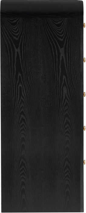 Meridian Furniture - Siena Black Ash Wood And Natural Cane Chest - SienaBlack-CH - GreatFurnitureDeal