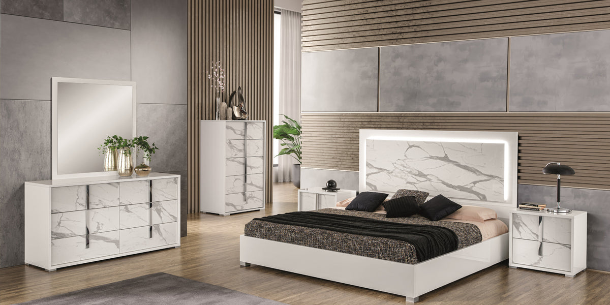 J&M Furniture - Sonia Premium 3 Piece Queen Bedroom Set in White 