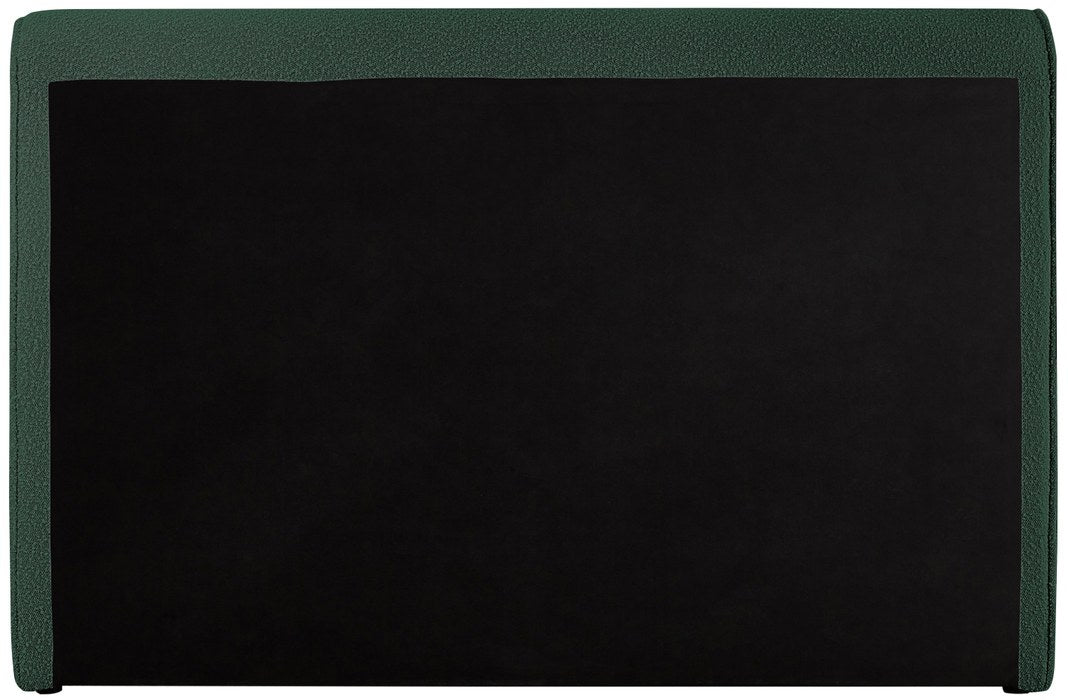 Meridian Furniture - Stylus Green Boucle Fabric Upholstered King Bed (3 Boxes) - StylusGreen-K - GreatFurnitureDeal