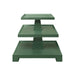 Worlds Away - Tatiana Three Tier Center Column Side Table in Textured Green - TATIANA GR - GreatFurnitureDeal