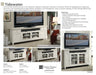 Parker House - Tidewater 62 in TV Console in Vintage White - TID#62 - GreatFurnitureDeal