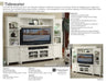 Parker House - Tidewater 62 in TV Console in Vintage White - TID#62 - GreatFurnitureDeal