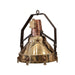 GJ Styles - Brass Hanging Light With Copper Pipe - TM293 - GreatFurnitureDeal