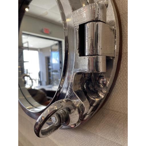 GJ Styles - Reclaimed Aluminum Opening Porthole Mirror - TM412 - GreatFurnitureDeal