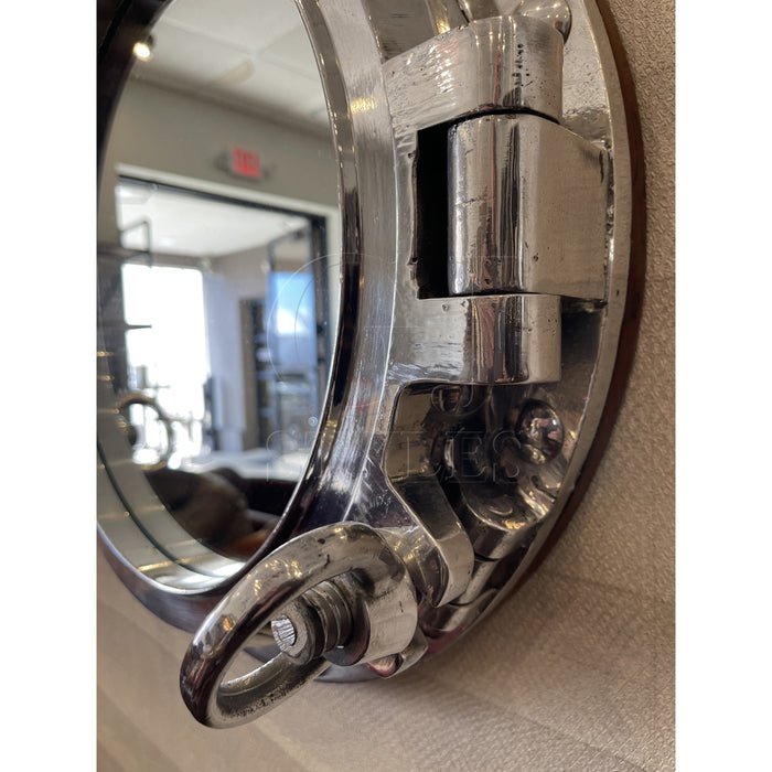 GJ Styles - Reclaimed Aluminum Opening Porthole Mirror - TM412
