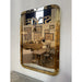 GJ Styles - Brass Fixed Porthole Mirror - TM415 - GreatFurnitureDeal