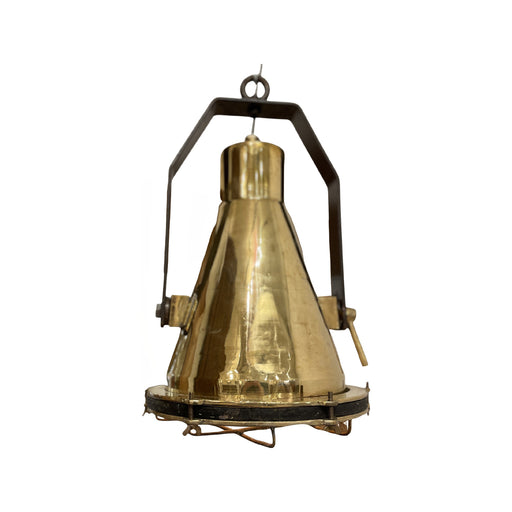 GJ Styles - Marine Brass Hanging Light with Cage - TM421 - GreatFurnitureDeal