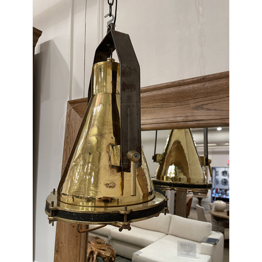 GJ Styles - Marine Brass Hanging Light with Cage - TM421 - GreatFurnitureDeal
