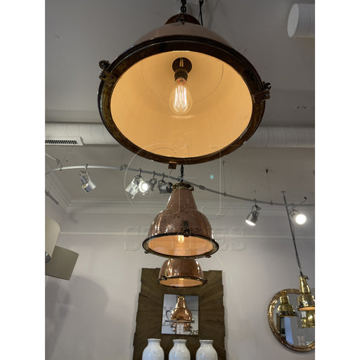 GJ Styles - Copper Hanging Light - TM425 - GreatFurnitureDeal