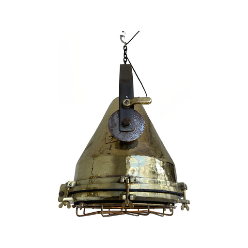 GJ Styles - Large Brass Hanging Light - TM426 - GreatFurnitureDeal