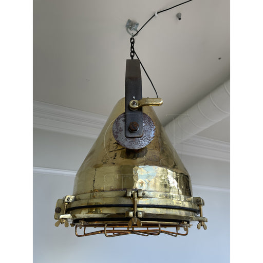 GJ Styles - Large Brass Hanging Light - TM426 - GreatFurnitureDeal