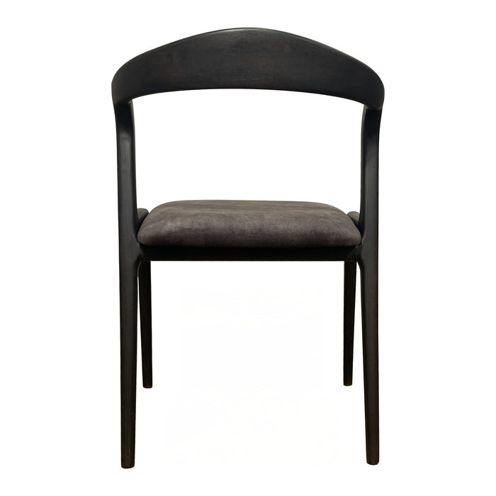 GJ Styles - Laurence Side Chair in Adore Dark Grey - TR100