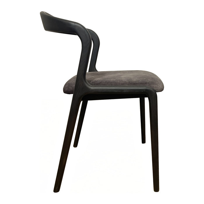 GJ Styles - Laurence Side Chair in Adore Dark Grey - TR100
