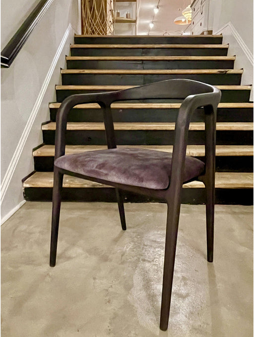 GJ Styles - Laurence Armchair In Adore Dark Grey - TR101 - GreatFurnitureDeal