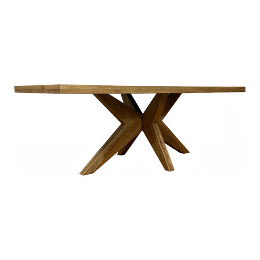 GJ Styles - Sirius Table in Rustic Oak – Old Bassano - TR102 - GreatFurnitureDeal