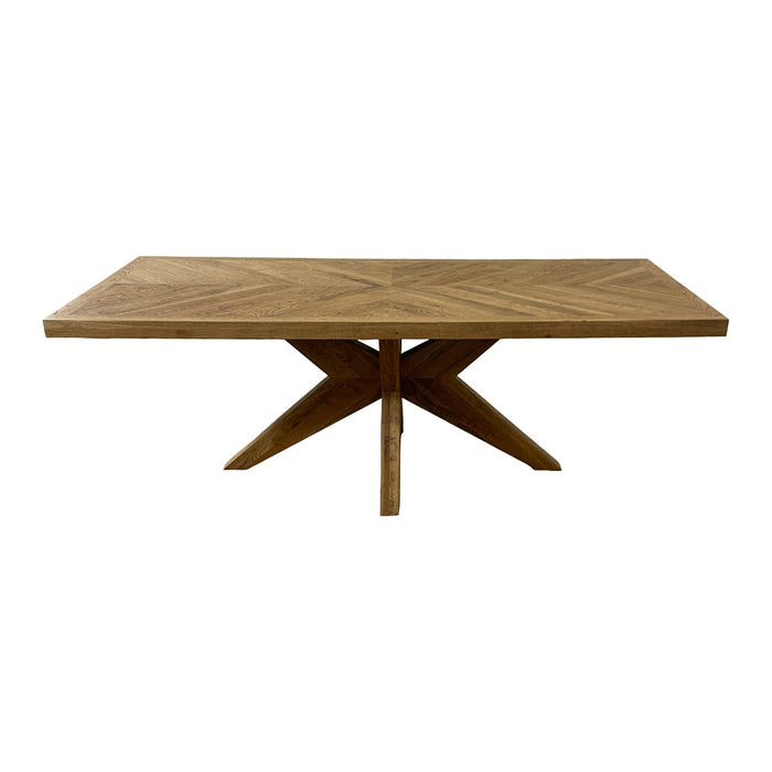 GJ Styles - Sirius Table in Rustic Oak – Old Bassano - TR102