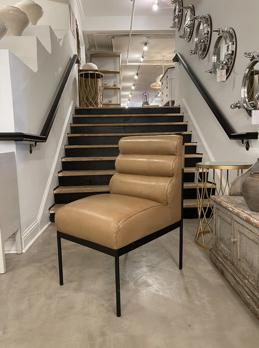 GJ Styles - Milano Chair with Camel Leather - TR108 - GreatFurnitureDeal