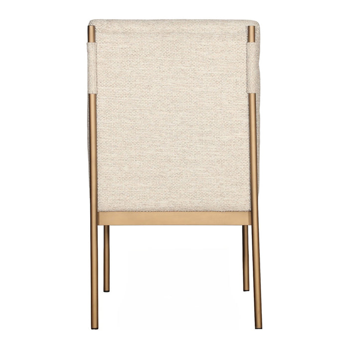 GJ Styles - Milano Chair in Cream/Old Gold - TR109 - GreatFurnitureDeal