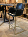 GJ Styles - Steve Barstool in Black Leather - TR113 - GreatFurnitureDeal