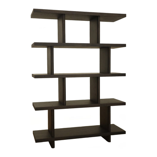 GJ Styles - Valencia Bookcase in Black Oak - TR115 - GreatFurnitureDeal