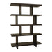 GJ Styles - Valencia Bookcase in Black Oak - TR115 - GreatFurnitureDeal