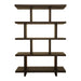 GJ Styles - Valencia Bookcase in Black Oak - TR115 - GreatFurnitureDeal