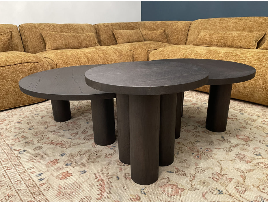 GJ Styles - Canmore Coffee Table Set in Black Oak - TR116 - GreatFurnitureDeal