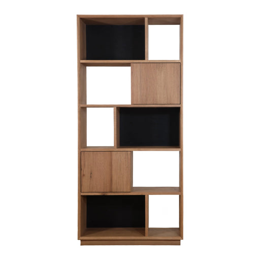 GJ Styles - Dawson Bookcase in Oak-Honey - TR119 - GreatFurnitureDeal
