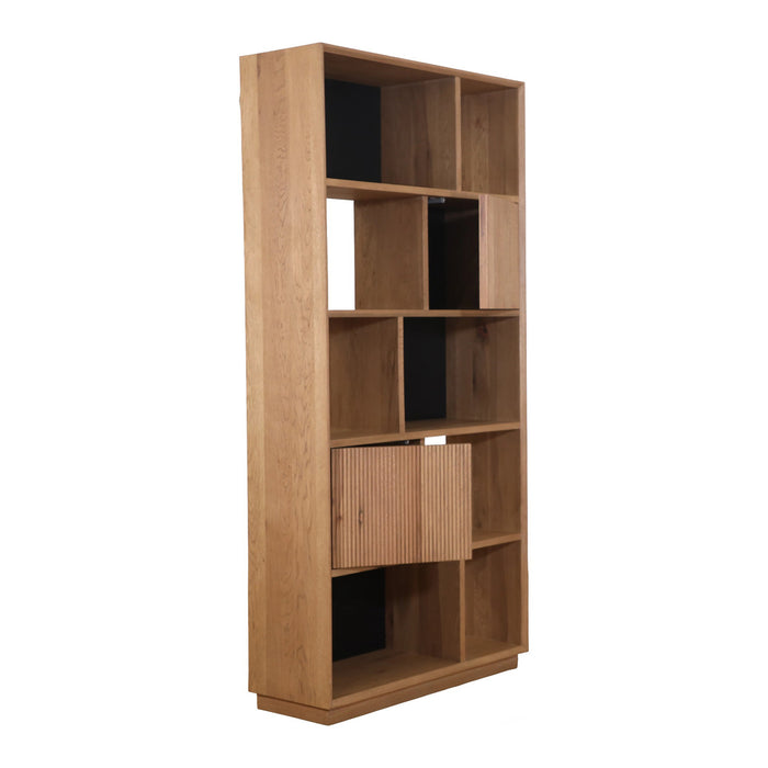 GJ Styles - Dawson Bookcase in Oak-Honey - TR119