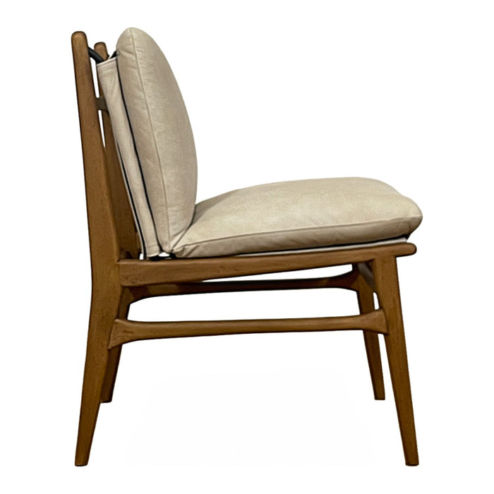 GJ Styles - Paloma Side Chair Beige W/ Old Bassano - TR128 - GreatFurnitureDeal