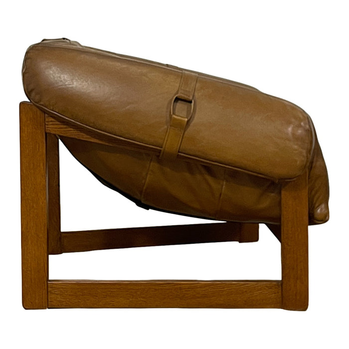 GJ Styles - Bruce Armchair in Light Brown Leather - TR135