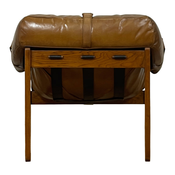 GJ Styles - Bruce Armchair in Light Brown Leather - TR135