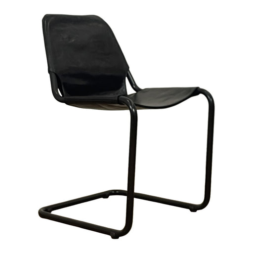 GJ Styles - Tondo Chair in Black Leather - TR145 - GreatFurnitureDeal