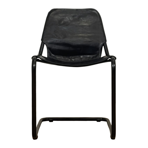 GJ Styles - Tondo Chair in Black Leather - TR145 - GreatFurnitureDeal