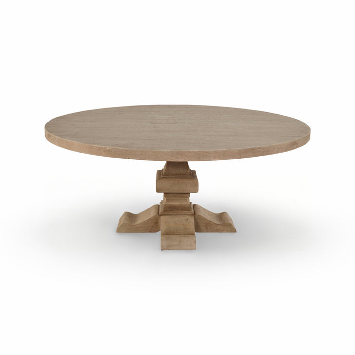 GJ Styles - Paris Round Dining Table Large In Pine - TR44 - GreatFurnitureDeal